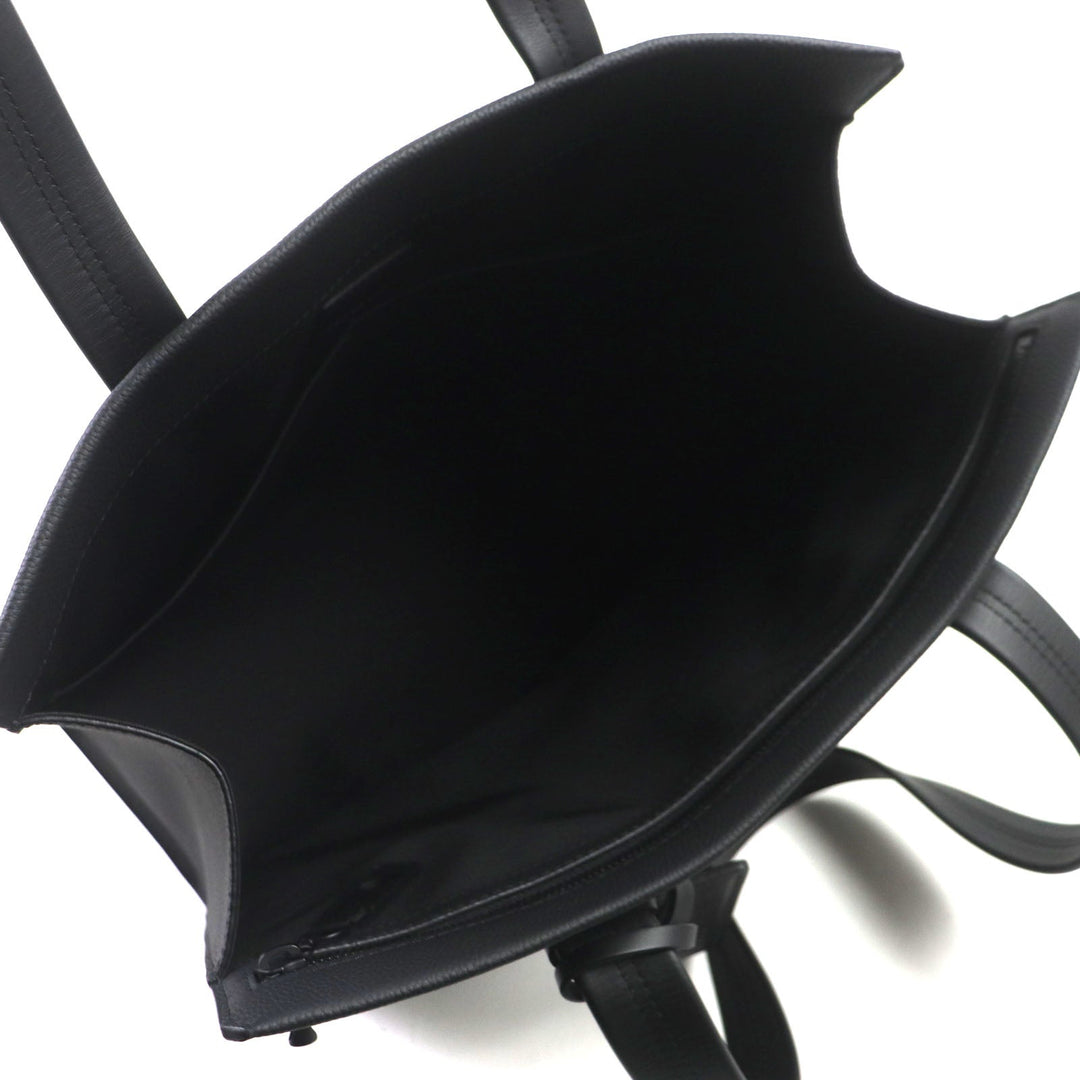 LOUIS VUITTON Tote Bag M57308 Main: Leather black Take Off LV Aerogram mens Used Authentic