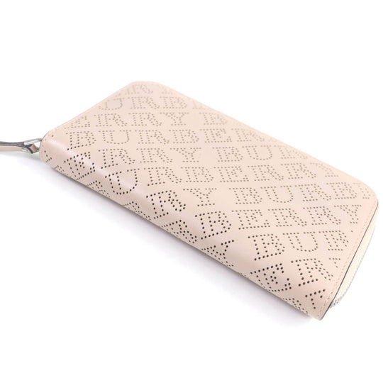 BURBERRY Long Wallet Purse Main: Leather Light pink Women Used Authentic