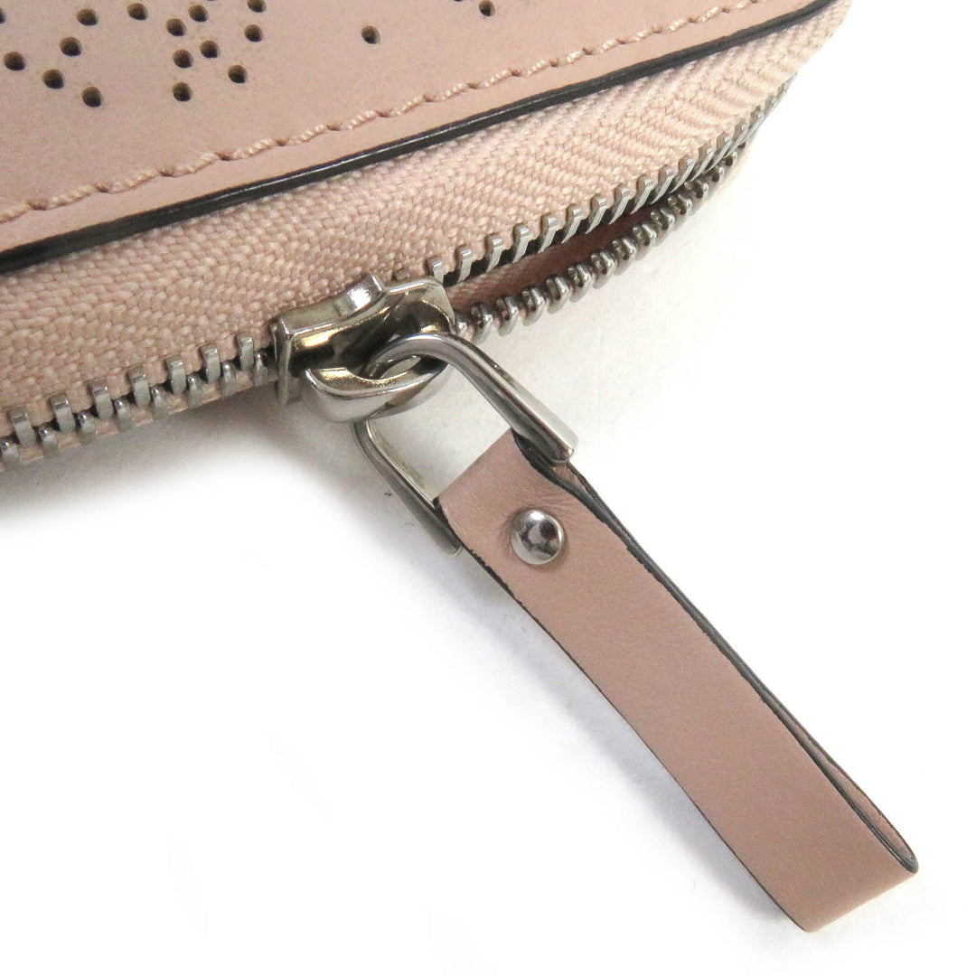 BURBERRY Long Wallet Purse Main: Leather Light pink Women Used Authentic