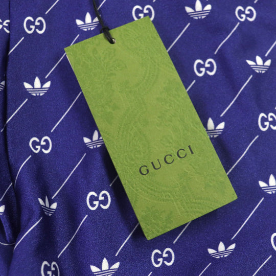 GUCCI Pants 691776 Main: 80% nylon, Main: 20% polyurethane, Part: 51% polyester, Part: 43% nylon, Part: 6% polyurethane Navy Web line Lycra mens M Used Authentic