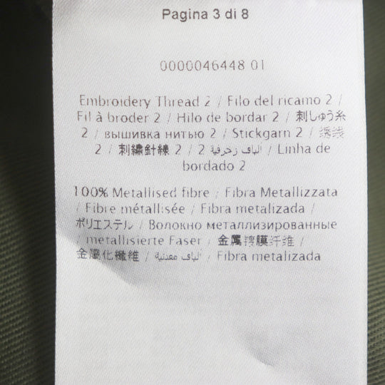 VALENTINO Military jacket QV3ABA101AX Outer: 100% cotton, Part: 100% polyester, Part: 100% cotton khaki mens 50 Used Authentic