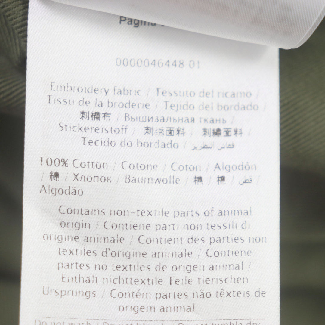 VALENTINO Military jacket QV3ABA101AX Outer: 100% cotton, Part: 100% polyester, Part: 100% cotton khaki mens 50 Used Authentic