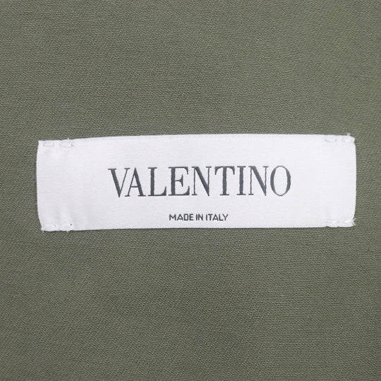 VALENTINO Military jacket QV3ABA101AX Outer: 100% cotton, Part: 100% polyester, Part: 100% cotton khaki mens 50 Used Authentic