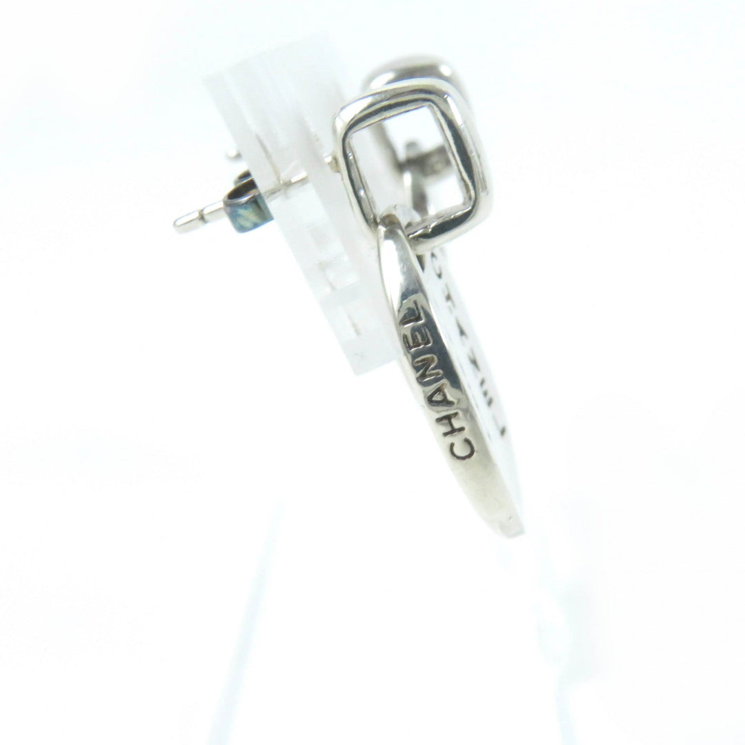 CHANEL Pierce Main�FSV925 Silver Women Used Authentic