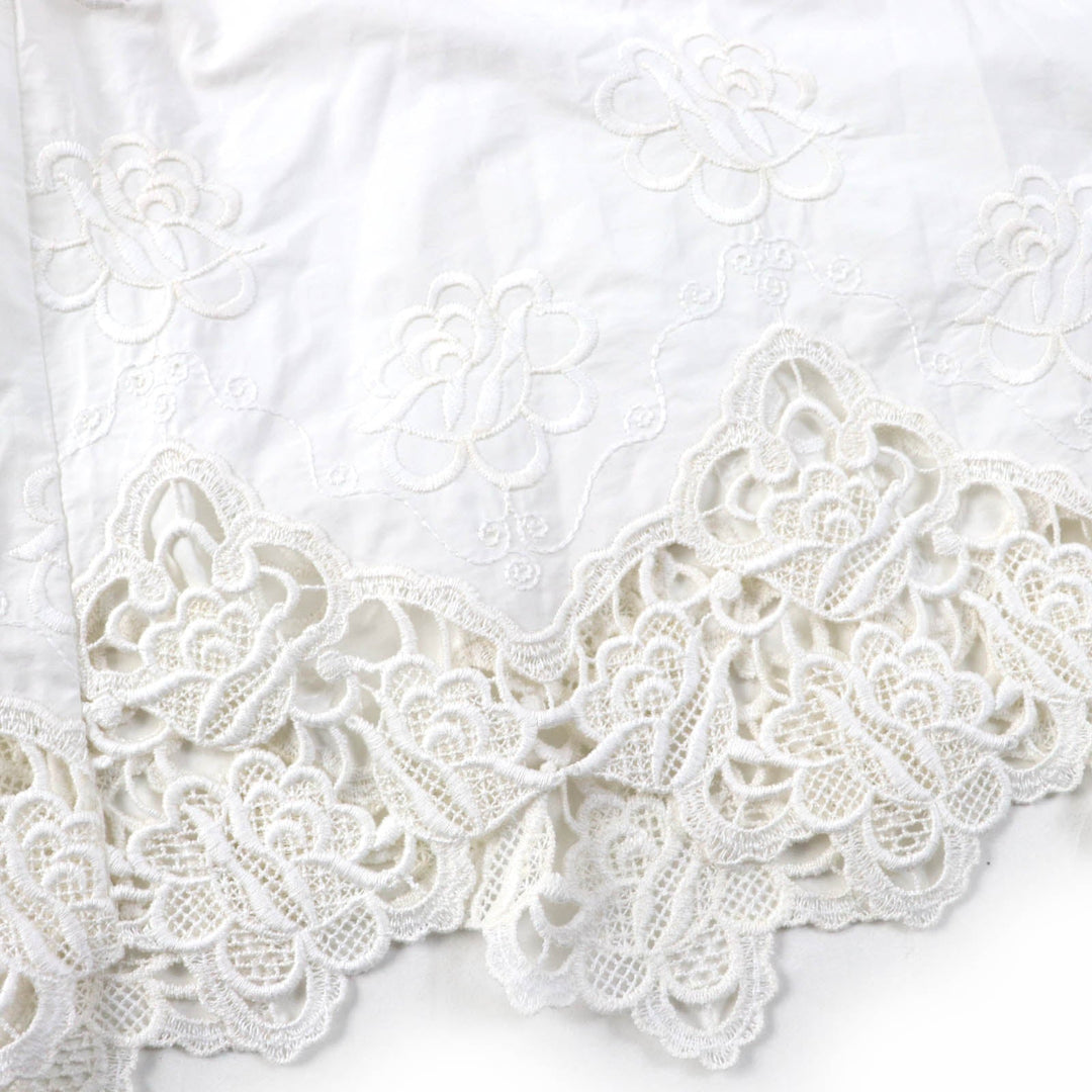 DOLCE&GABBANA Wide pants Main: 90% cotton, Main: 10% polyester, Lining: 100% cotton white Women 40 Used Authentic