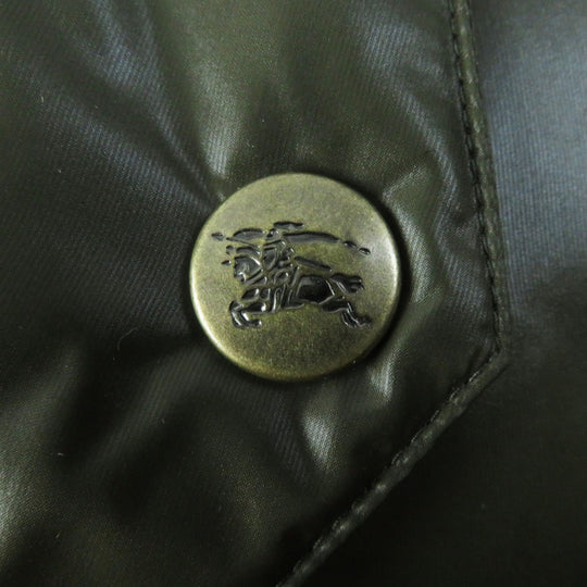 BURBERRY BLUE LABEL Down jacket FCF14-532-72 Outer: 100% nylon, Filling: 80% down, Filling: 20% feather, Lining: nylon, Lining: polyester khaki Women 40 Used Authentic