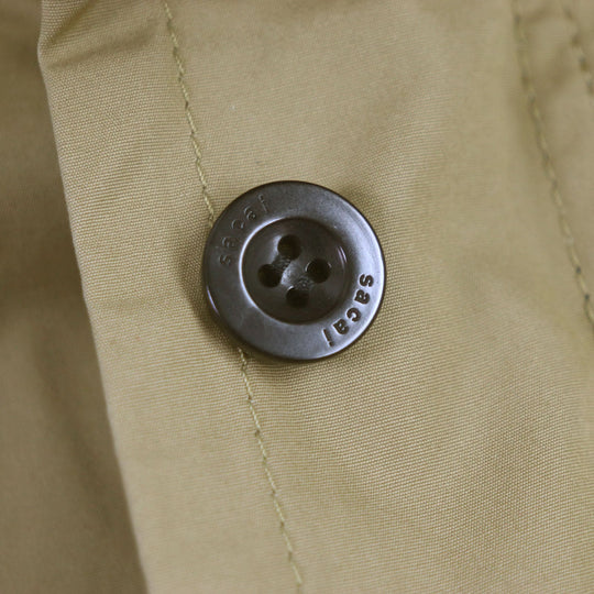 Sacai Jacket 20-02215M Main: 100% polyester, Part: 100% cotton beige M65 Remake Military Jacket mens 1 Used Authentic