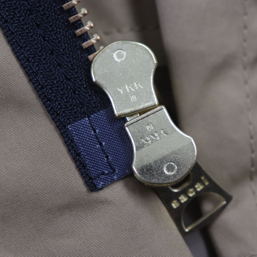 Sacai Jacket 20-02215M Main: 100% polyester, Part: 100% cotton beige M65 Remake Military Jacket mens 1 Used Authentic