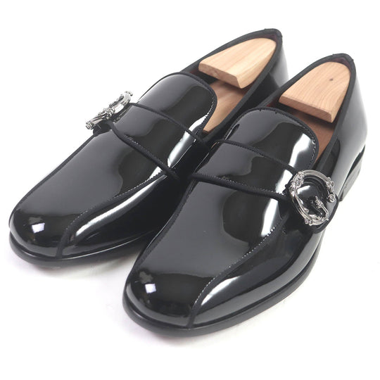 DOLCE&GABBANA loafers Main: Patent leather black mens 6 Used Authentic
