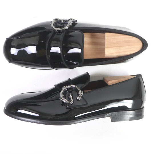 DOLCE&GABBANA loafers Main: Patent leather black mens 6 Used Authentic