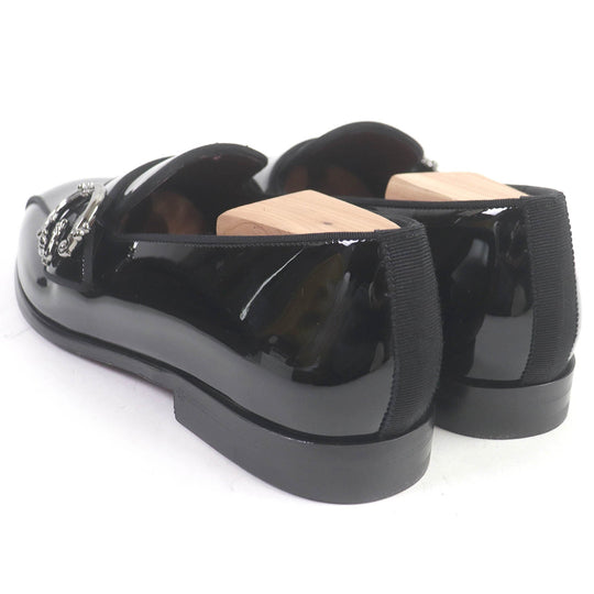DOLCE&GABBANA loafers Main: Patent leather black mens 6 Used Authentic
