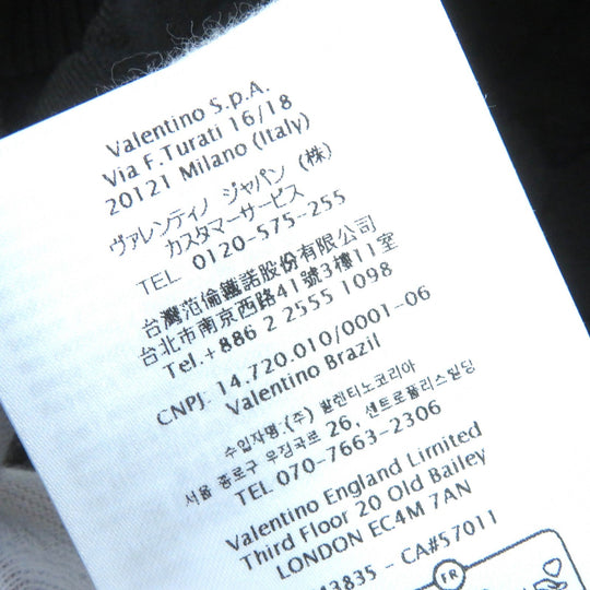 VALENTINO one piece 4B3KD11H8F5 Main: 64% rayon, 19% nylon, 15% polyester, 2% polyurethane black Women XS Used Authentic