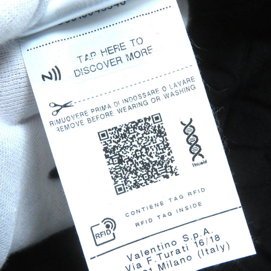 VALENTINO one piece 4B3KD11H8F5 Main: 64% rayon, 19% nylon, 15% polyester, 2% polyurethane black Women XS Used Authentic