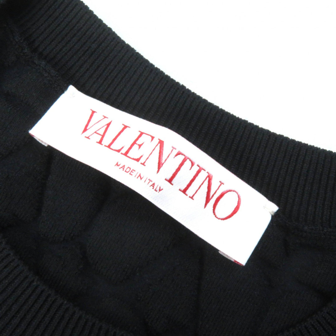 VALENTINO one piece 4B3KD11H8F5 Main: 64% rayon, 19% nylon, 15% polyester, 2% polyurethane black Women XS Used Authentic