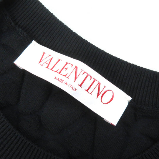VALENTINO one piece 4B3KD11H8F5 Main: 64% rayon, 19% nylon, 15% polyester, 2% polyurethane black Women XS Used Authentic