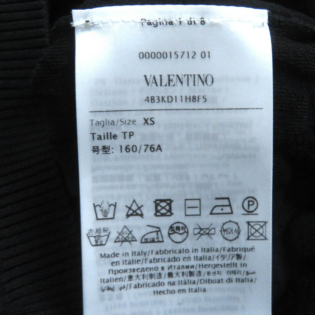 VALENTINO one piece 4B3KD11H8F5 Main: 64% rayon, 19% nylon, 15% polyester, 2% polyurethane black Women XS Used Authentic