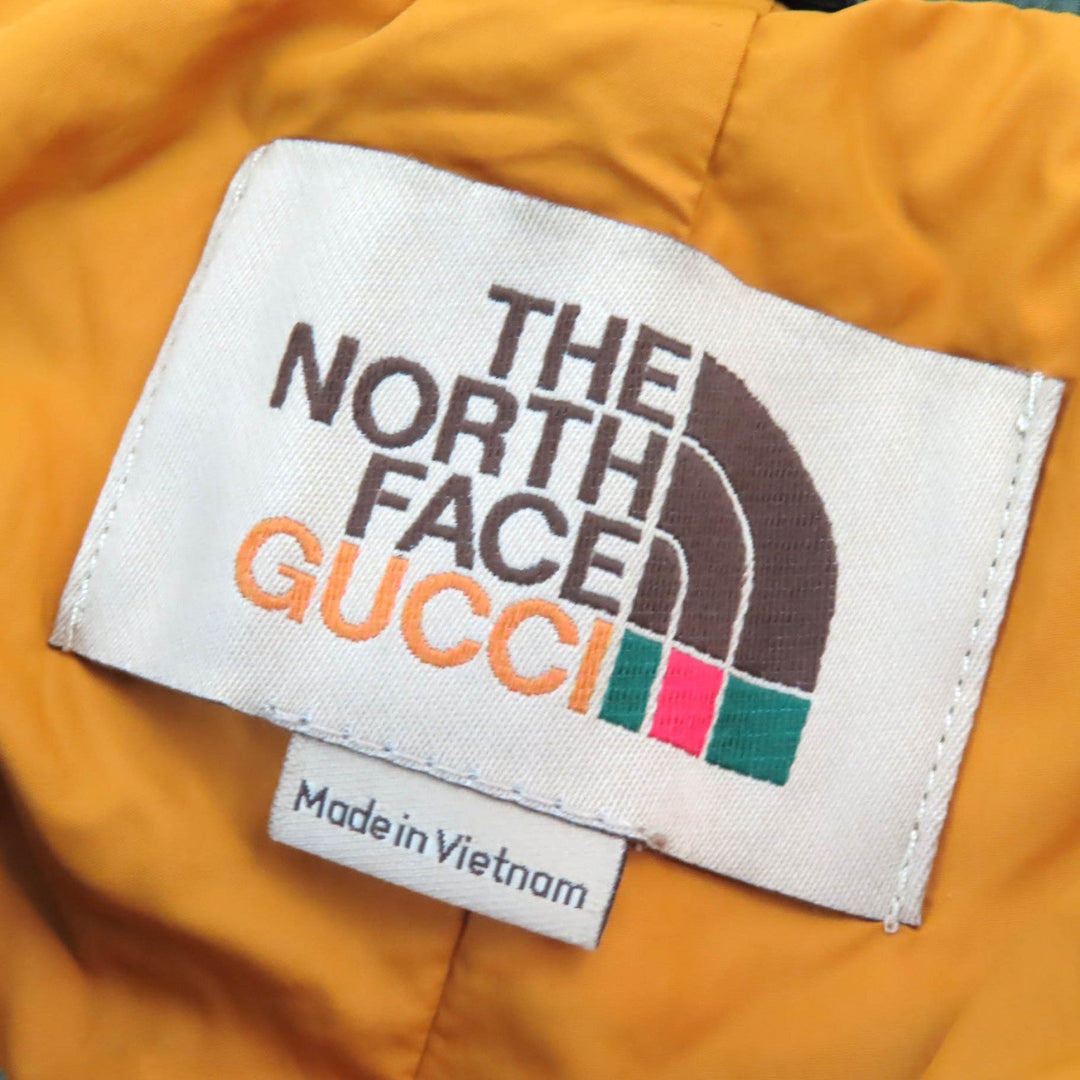 GUCCI Pants 663766 Main: 73% nylon, Main: 27% cotton, Lining: 100% nylon, Part: 100% polyester Khaki Navy mens XL Used Authentic