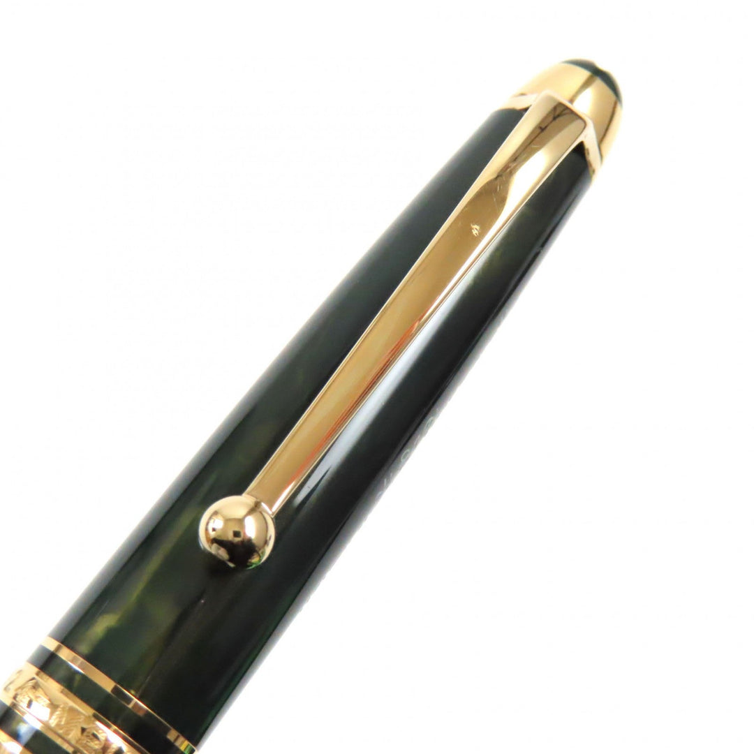 MONTBLANC Ballpoint pen resin Green gold Meisterstck Origin Collection #164 Classic mens Used Authentic