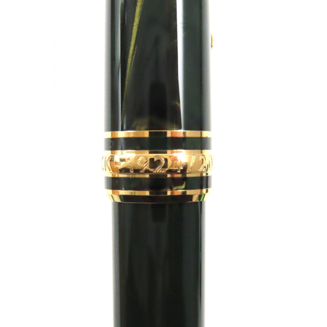 MONTBLANC Ballpoint pen resin Green gold Meisterstck Origin Collection #164 Classic mens Used Authentic