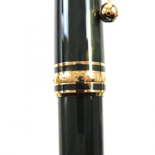 MONTBLANC Ballpoint pen resin Green gold Meisterstck Origin Collection #164 Classic mens Used Authentic