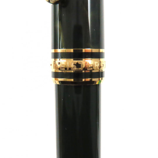 MONTBLANC Ballpoint pen resin Green gold Meisterstck Origin Collection #164 Classic mens Used Authentic