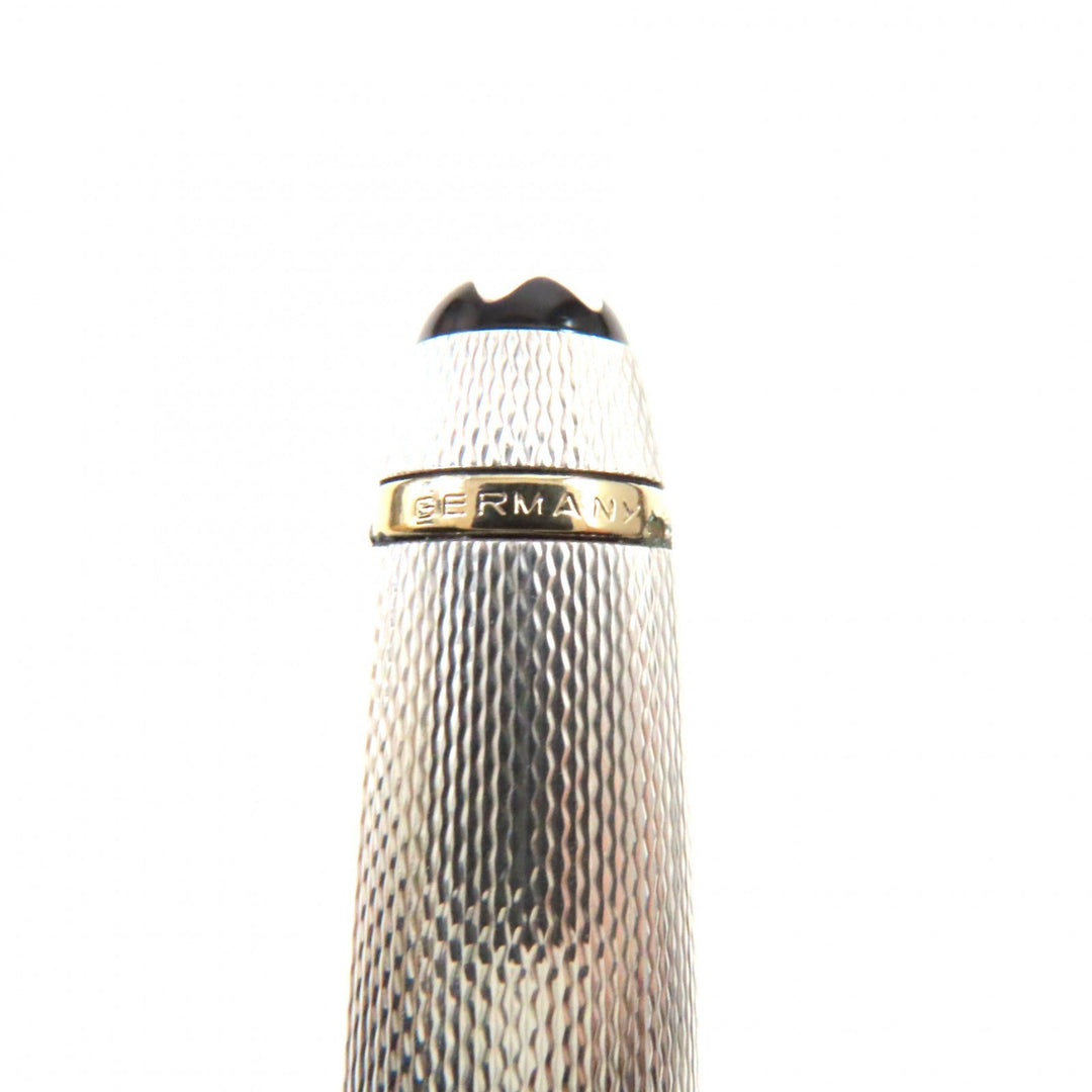 MONTBLANC fountain pen Nib: 18K, Part: SV925 Silver gold Meisterstck Solitaire mens Used Authentic
