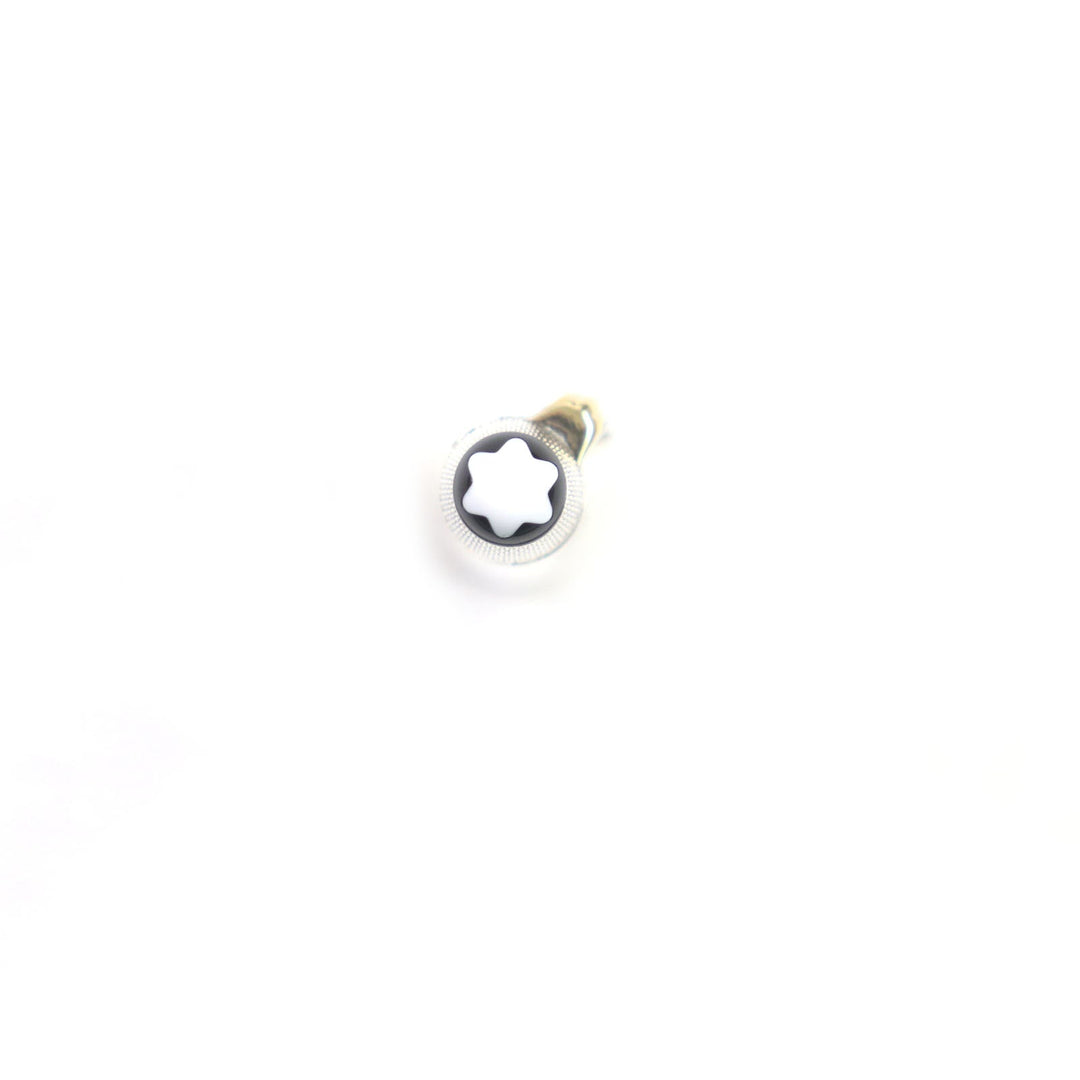 MONTBLANC fountain pen Nib: 18K, Part: SV925 Silver gold Meisterstck Solitaire mens Used Authentic