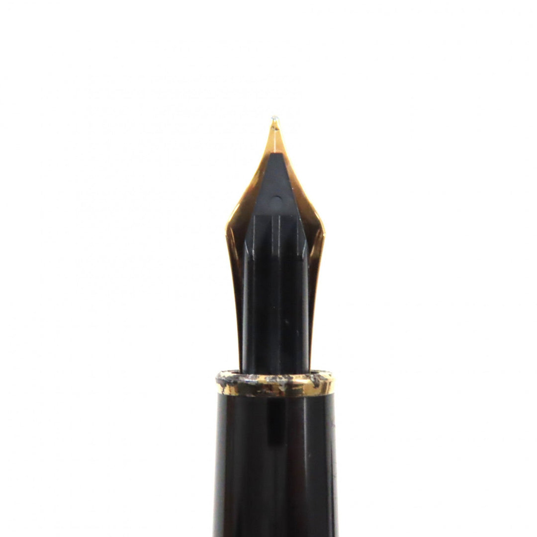 MONTBLANC fountain pen Nib: 18K, Part: SV925 Silver gold Meisterstck Solitaire mens Used Authentic