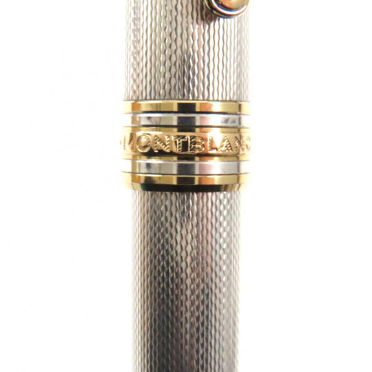 MONTBLANC fountain pen Nib: 18K, Part: SV925 Silver gold Meisterstck Solitaire mens Used Authentic
