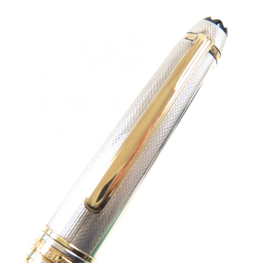 MONTBLANC fountain pen Nib: 18K, Part: SV925 Silver gold Meisterstck Solitaire mens Used Authentic