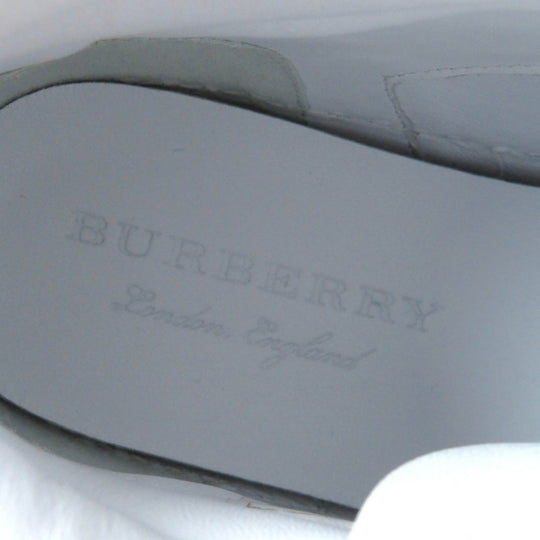 BURBERRY High cut sneakers Main: Leather, Part: Suede leather BRIGHT SKY BLUE Women 37 Used Authentic