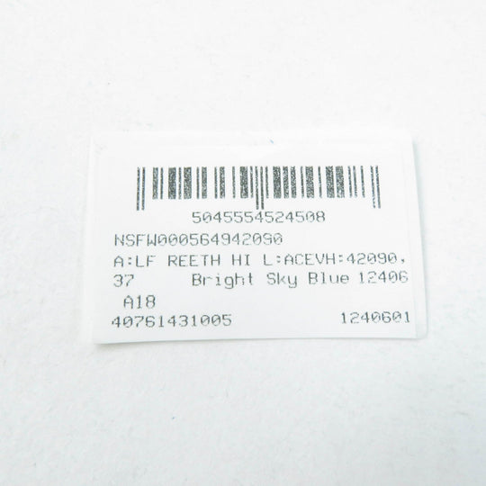 BURBERRY High cut sneakers Main: Leather, Part: Suede leather BRIGHT SKY BLUE Women 37 Used Authentic