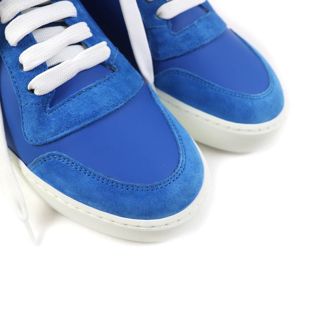 BURBERRY High cut sneakers Main: Leather, Part: Suede leather BRIGHT SKY BLUE Women 37 Used Authentic