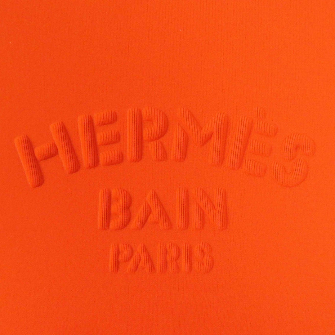 HERMES Pouch Main: Polyamide, Main: , Part: Cotton Neon orange Truth Flat PM Women Used Authentic
