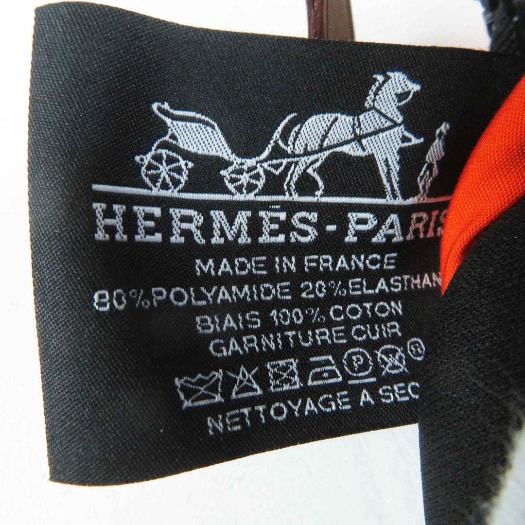 HERMES Pouch Main: Polyamide, Main: , Part: Cotton Neon orange Truth Flat PM Women Used Authentic