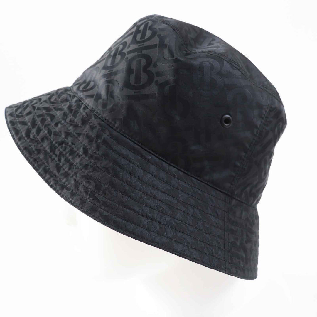 BURBERRY hat 8072726 Outer: 59% nylon, Outer: 49% polyester, Lining: 100% cotton black Women S Used Authentic