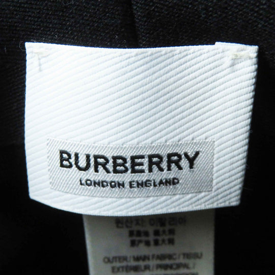 BURBERRY hat 8072726 Outer: 59% nylon, Outer: 49% polyester, Lining: 100% cotton black Women S Used Authentic