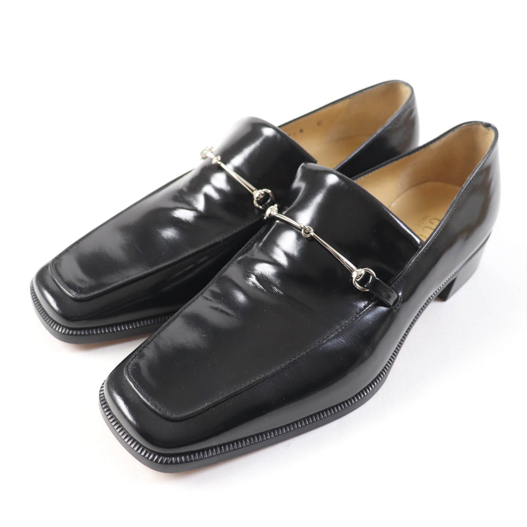 GUCCI loafers 100 0418 Main: Leather black Women 36 1/2  C Used Authentic