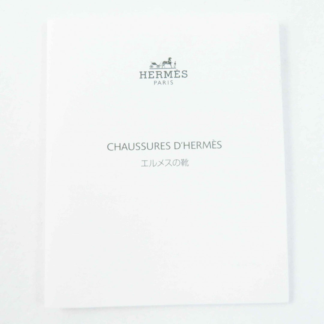 HERMES Sandals Main: Leather black Santorini Women 37 Used Authentic