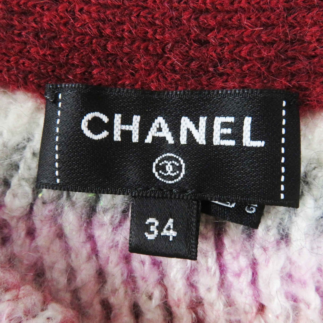 CHANEL skirt P75769 Main: 43% cashmere, Main: 17% virgin wool, Main: 17% silk, Main: 10% alpaca, Main: 7% polyamide Multi Women 34 Used Authentic