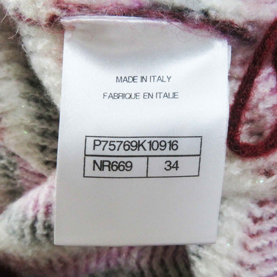 CHANEL skirt P75769 Main: 43% cashmere, Main: 17% virgin wool, Main: 17% silk, Main: 10% alpaca, Main: 7% polyamide Multi Women 34 Used Authentic