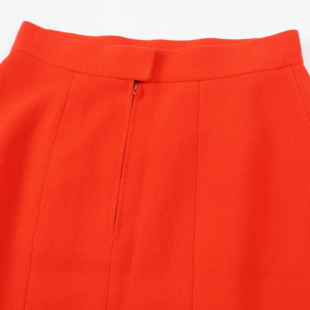 CHANEL setup Outer: 100% wool, Lining: 100% silk vermilion Women 40 Used Authentic