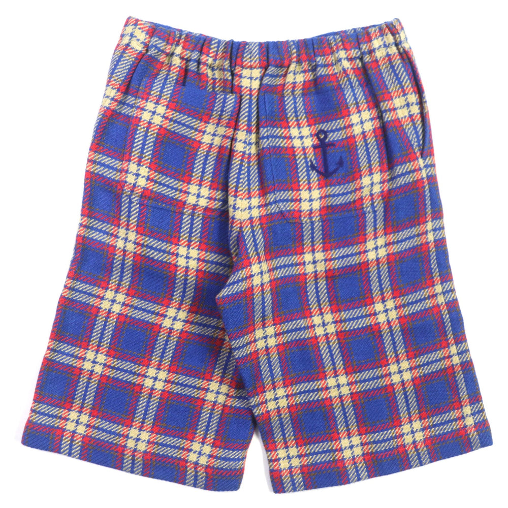 GUCCI Shorts 630590 Outer material: 93% linen, Outer material: 7% cotton, Part: 60% polyester, Part: 40% acrylic blue multi mens 44 Used Authentic