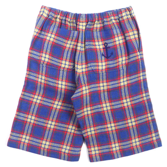 GUCCI Shorts 630590 Outer material: 93% linen, Outer material: 7% cotton, Part: 60% polyester, Part: 40% acrylic blue multi mens 44 Used Authentic