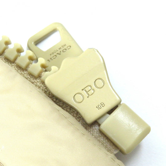 COACH Down jacket E1902 Main: 100% polyester, Lining: 100% polyester, Filling: 90% down, Filling: 10% feather, Filling: 100% polyester beige Women S Used Authentic