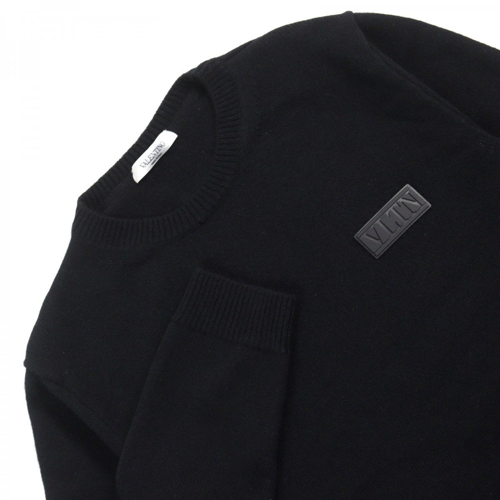 VALENTINO knit VW3KC13W75D Outer material: 100% cashmere black mens S Used Authentic