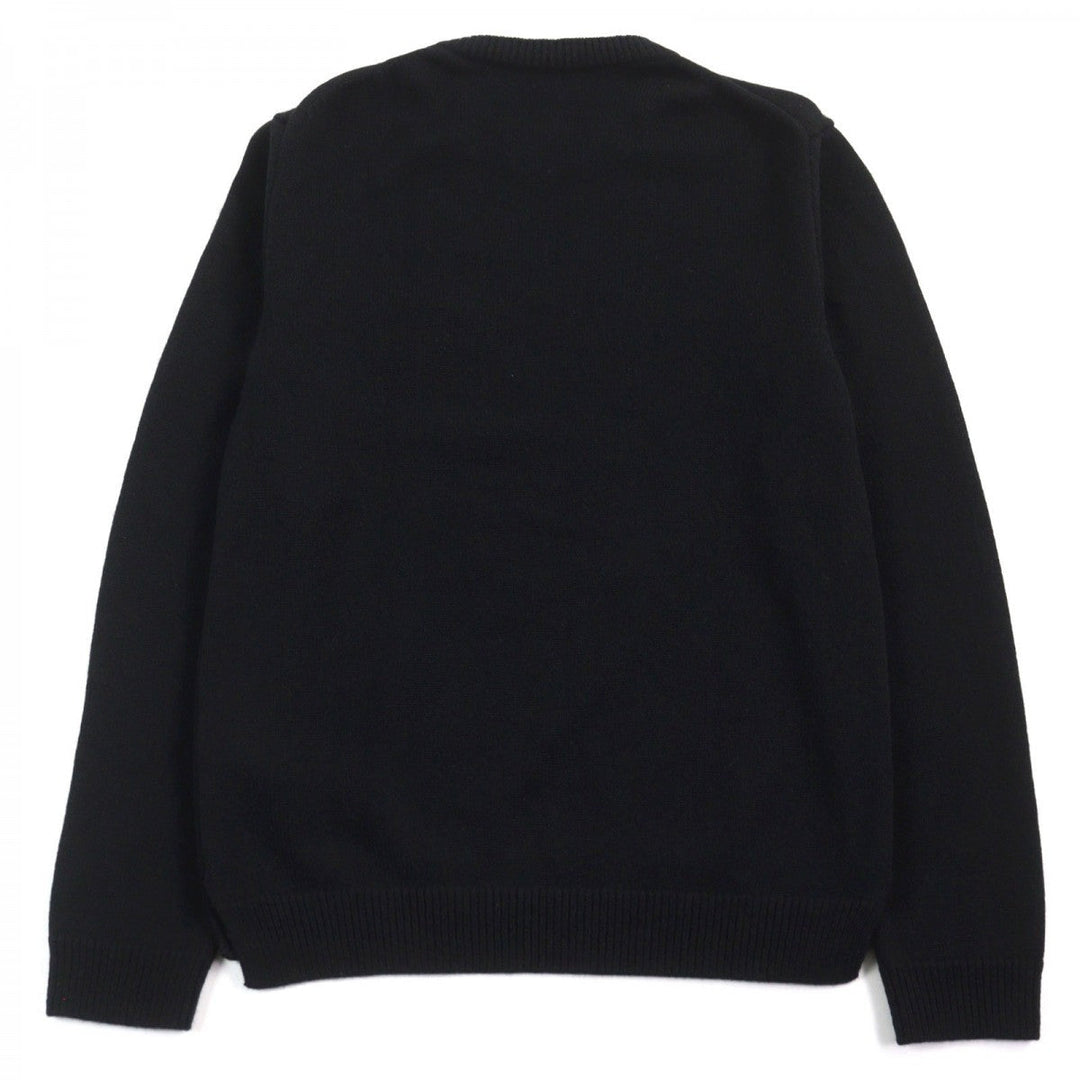 VALENTINO knit VW3KC13W75D Outer material: 100% cashmere black mens S Used Authentic