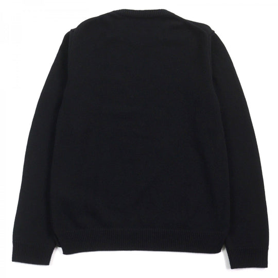 VALENTINO knit VW3KC13W75D Outer material: 100% cashmere black mens S Used Authentic
