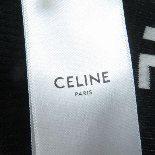 CELINE tops 2A68L372N Main: 77% cotton, 21% nylon, 2% polyurethane black Women XS Used Authentic