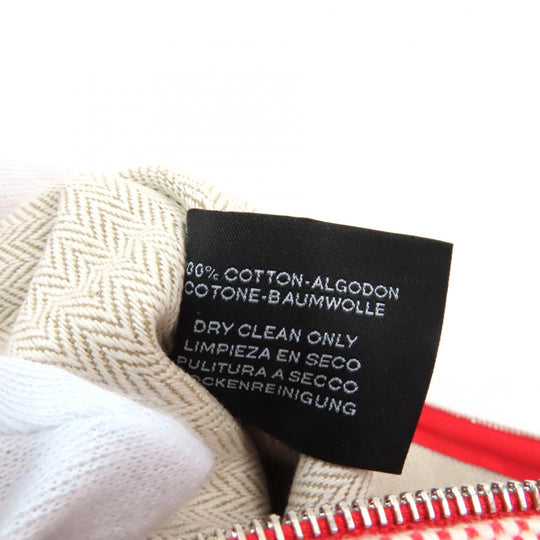 HERMES Pouch H103608M Main: Cotton cognac H tissage Women Used Authentic